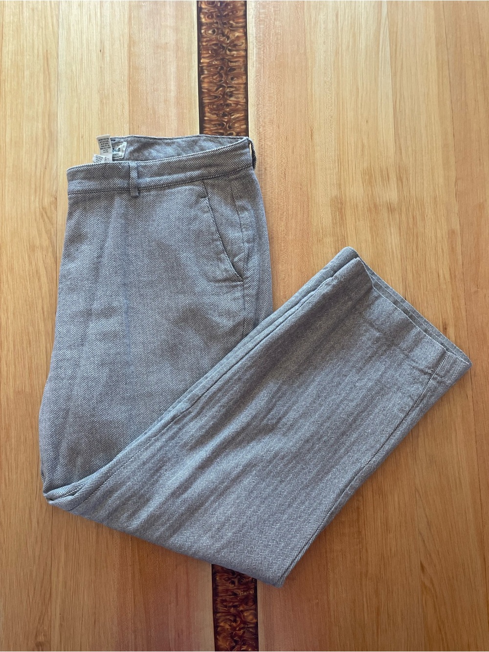 L.L. Bean Houndstooth Straight-Leg Women's Pants